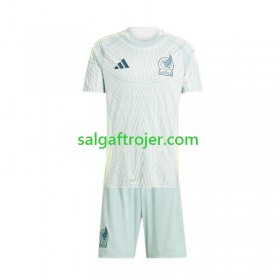 Mexico Copa America Fodboldtrøjer Børn Udebanesæt 2024 Kort ærmer